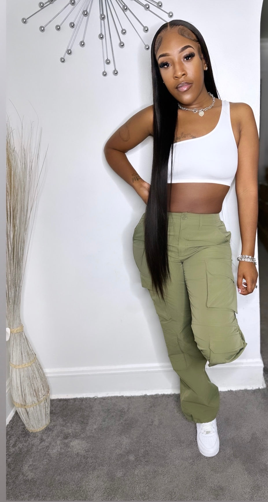 Aaliyah Pants (olive green)